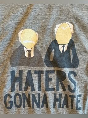 Source Unknown Gray 'Haters Gonna Hate' Short Sleeve Tee